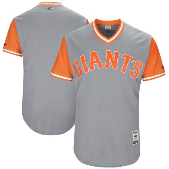 Men San Francisco Giants Blank Grey New Rush Limited MLB Jerseys-0
